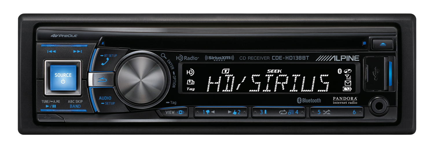 New full featured Alpine single Din head unit unveiled at CES 2012