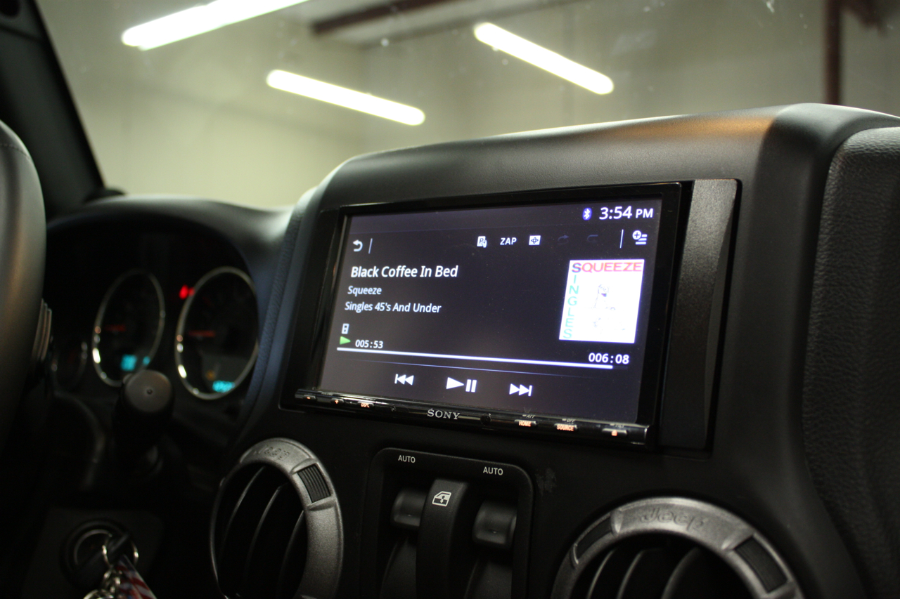 Double din stereo in jeep wrangler #1